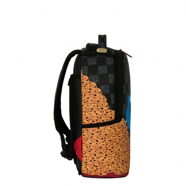 SPRAYGROUND SESAME STREET COOKIE MONSTER CURTAIN MINI BACKPACK