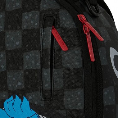 SPRAYGROUND SESAME STREET COOKIE MONSTER CURTAIN MINI BACKPACK
