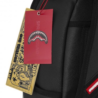 SPRAYGROUND LUX BLACK GHOST DRIP MINI BACKPACK