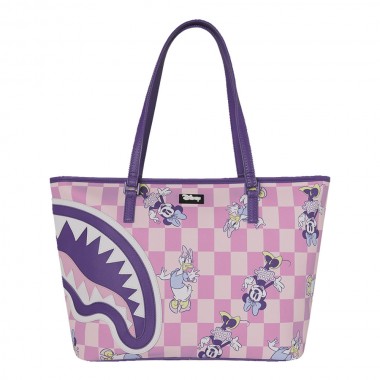 SPRAYGROUND DISNEY MINNIE AND DAISY CHECKERS TOTE BAG