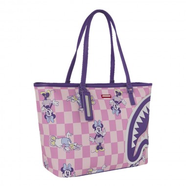 SPRAYGROUND DISNEY MINNIE AND DAISY CHECKERS TOTE BAG