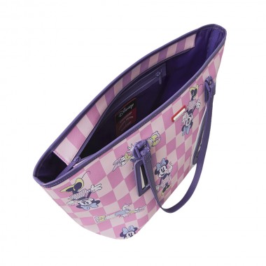 SPRAYGROUND DISNEY MINNIE AND DAISY CHECKERS TOTE BAG
