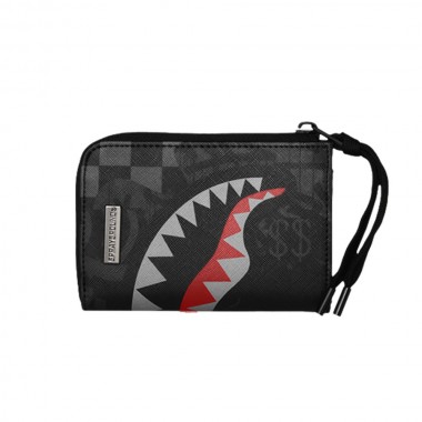 SPRAYGROUND 4AM RED SHARK WALLET