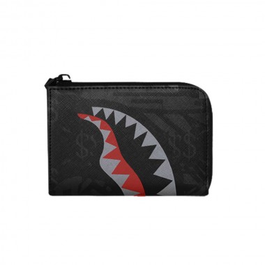 SPRAYGROUND 4AM RED SHARK WALLET