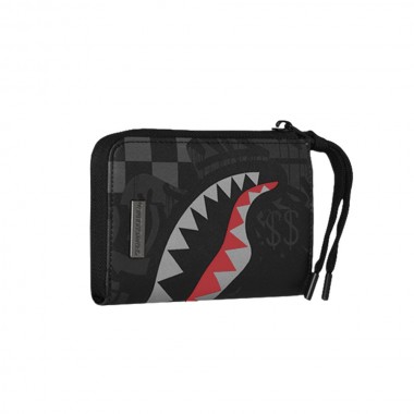 SPRAYGROUND 4AM RED SHARK WALLET