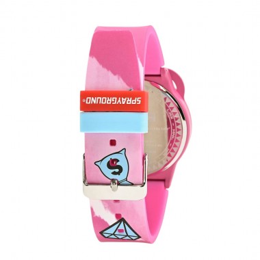 SPRAYGROUND PINK BEAR WATCH