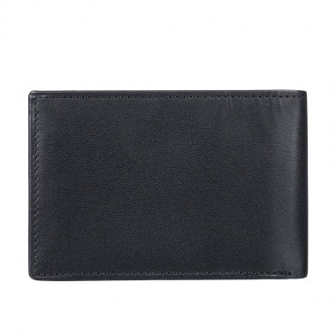 BILLABONG ARCH LEATHER TRI-FOLD WALLET BLACK