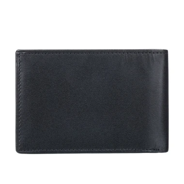 BILLABONG ARCH LEATHER TRI-FOLD WALLET BLACK