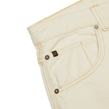 BILLABONG GOLD COAST DENIM PANTS WHITE CAP