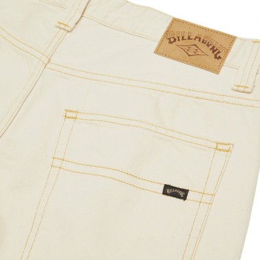 BILLABONG GOLD COAST DENIM PANTS WHITE CAP