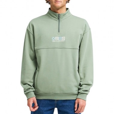 BILLABONG BURLEIGH HALF ZIP SWEATSHIRT SEA SPRAY