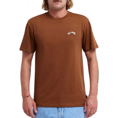 BILLABONG ARCH CREW T-SHIRT TORTOISE SHELL