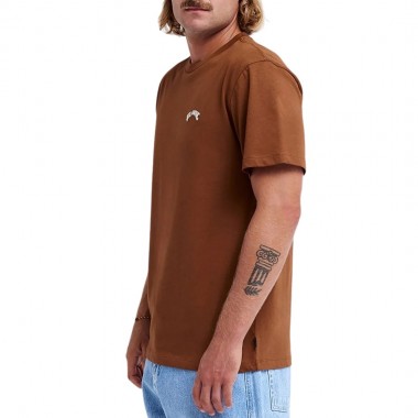 BILLABONG ARCH CREW T-SHIRT TORTOISE SHELL