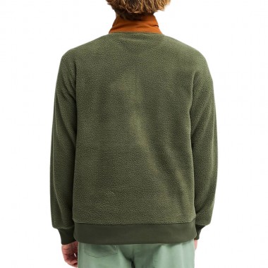 BILLABONG BOUNDARY SHORE HALF ZIP FLEECE CARAMEL CAFE