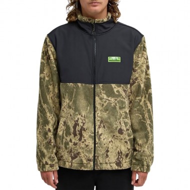 BILLABONG BOUNDARY RE-ISSUE HALF ZIP FLEECE BLACK