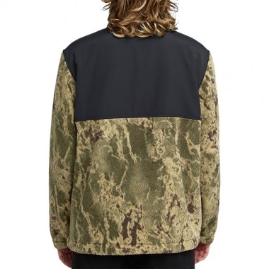 BILLABONG BOUNDARY RE-ISSUE HALF ZIP FLEECE BLACK