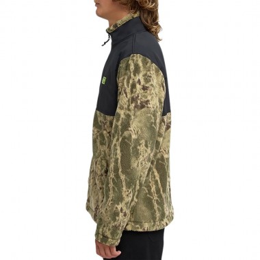 BILLABONG BOUNDARY RE-ISSUE HALF ZIP FLEECE BLACK