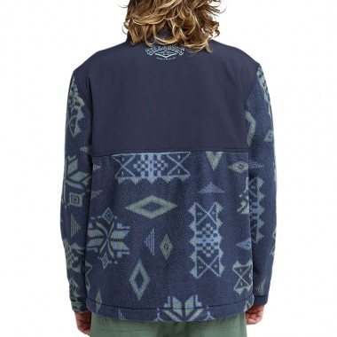 BILLABONG BOUNDARY RE-ISSUE HALF ZIP FLEECE NAVY