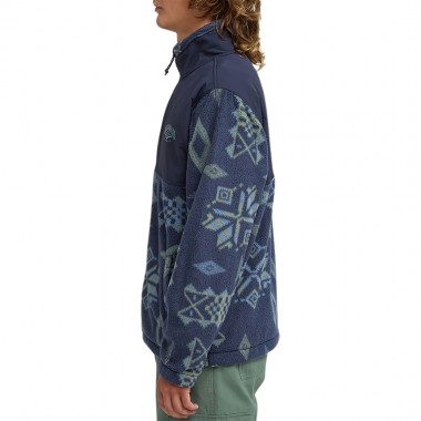 BILLABONG BOUNDARY RE-ISSUE HALF ZIP FLEECE NAVY