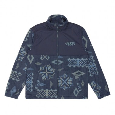 BILLABONG BOUNDARY RE-ISSUE HALF ZIP FLEECE NAVY