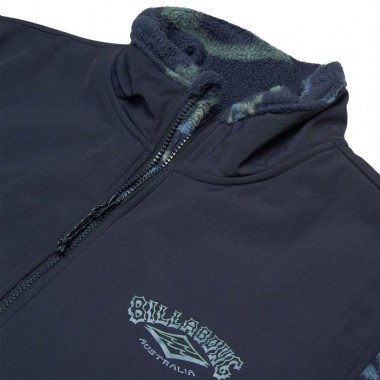 BILLABONG BOUNDARY RE-ISSUE HALF ZIP FLEECE NAVY