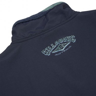 BILLABONG BOUNDARY RE-ISSUE HALF ZIP FLEECE NAVY
