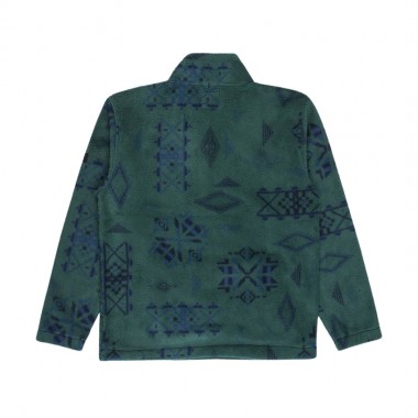 BILLABONG BOUNDARY MOCK NECK HALF ZIP FLEECE SMOKE PINE