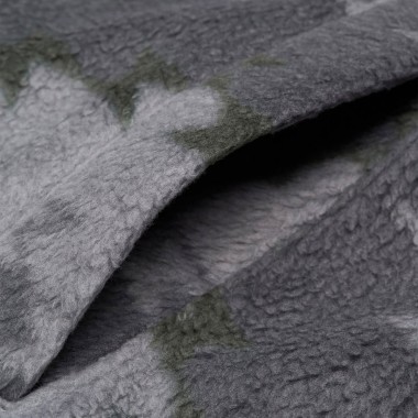 BILLABONG BOUNDARY MOCK NECK HALF ZIP FLEECE PEWTER