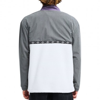 BILLABONG SPACE LOBSTER HALF ZIP SWEATER GRAPE LEAF