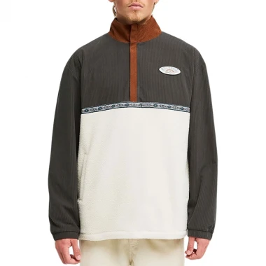 BILLABONG SPACE LOBSTER HALF ZIP SWEATER TORTOISE SHELL
