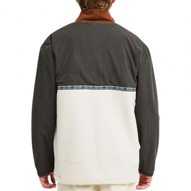 BILLABONG SPACE LOBSTER HALF ZIP SWEATER TORTOISE SHELL