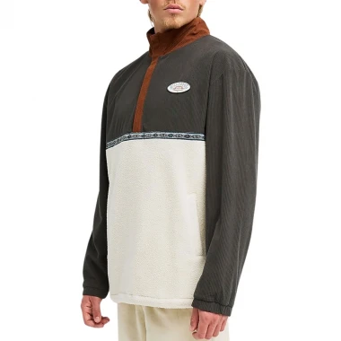 BILLABONG SPACE LOBSTER HALF ZIP SWEATER TORTOISE SHELL