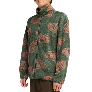 BILLABONG COVE FULL ZIP FLEECE RIFLE GREEN