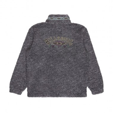 BILLABONG TOMBSTONE HALF ZIP MOCK NECK FLEECE RAVEN