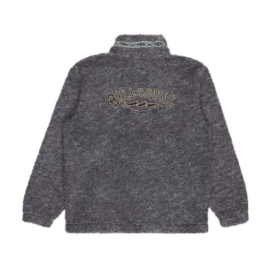 BILLABONG TOMBSTONE HALF ZIP MOCK NECK FLEECE RAVEN