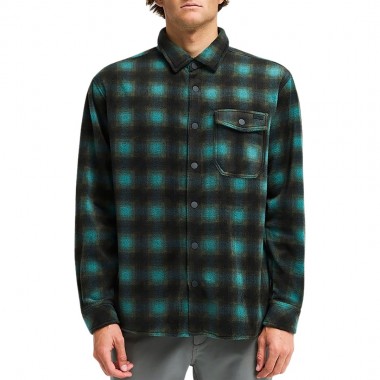 BILLABONG FURNACE POLAR FLEECE LS SHIRT SMOKE PINE