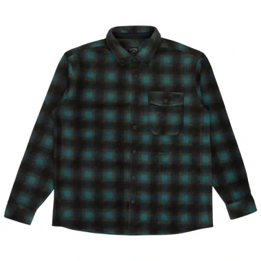 BILLABONG FURNACE POLAR FLEECE LS SHIRT SMOKE PINE