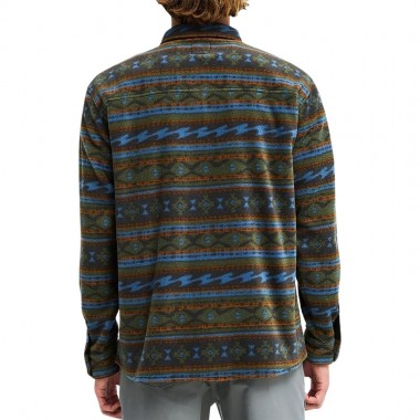 BILLABONG FURNACE POLAR FLEECE LS SHIRT RAVEN
