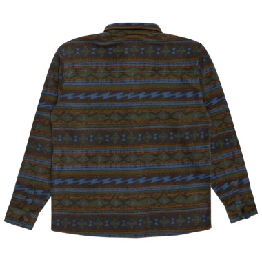 BILLABONG FURNACE POLAR FLEECE LS SHIRT RAVEN