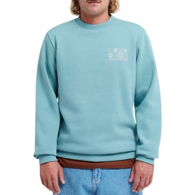 BILLABONG FOUNDATION CREWNECK BLUE HAZE