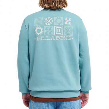 BILLABONG FOUNDATION CREWNECK BLUE HAZE