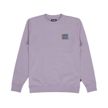 BILLABONG FOUNDATION CREWNECK PURPLE ASH