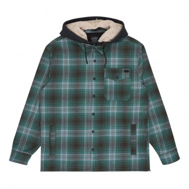 BILLABONG FURNACE BONDED FLANNEL LS SHIRT RAVEN