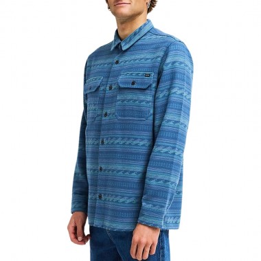 BILLABONG OFFSHORE JACQUARD FLANNEL LS SHIRT REAL TEAL