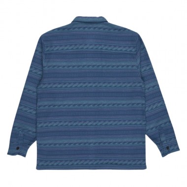 BILLABONG OFFSHORE JACQUARD FLANNEL LS SHIRT REAL TEAL