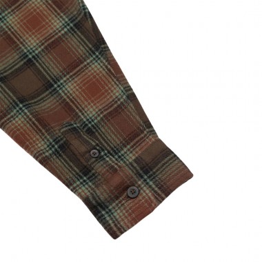 BILLABONG OFFSHORE FLANNEL LS SHIRT DARK CEDAR