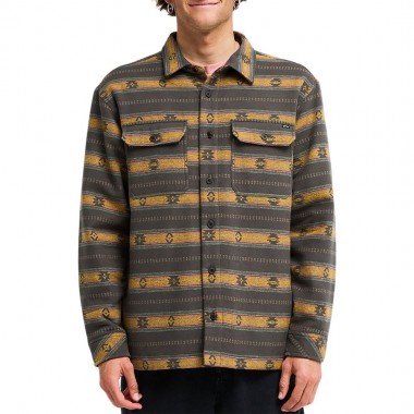 BILLABONG OFFSHORE LINED OVERSHIRT RAVEN