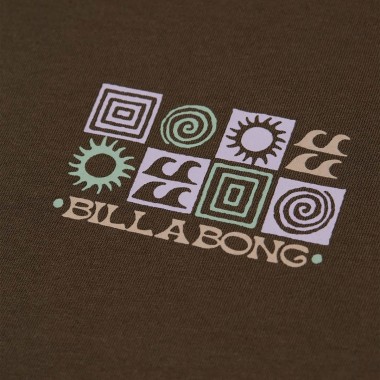 BILLABONG SEGMENT LS TEE DARK CEDAR