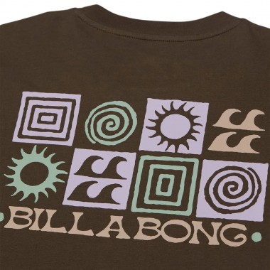 BILLABONG SEGMENT LS TEE DARK CEDAR