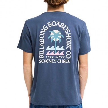 BILLABONG PORTAL T-SHIRT OMBRE BLUE